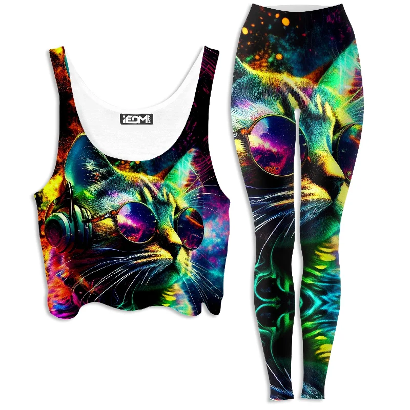 Enjoy the Views Crop Top and Leggings Combo Chenille Fabric Brocade Fabric Lace Fabric