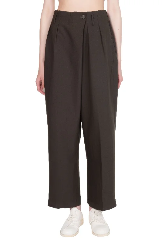 High Waist Trouser Black Olive Trousers Formal Black