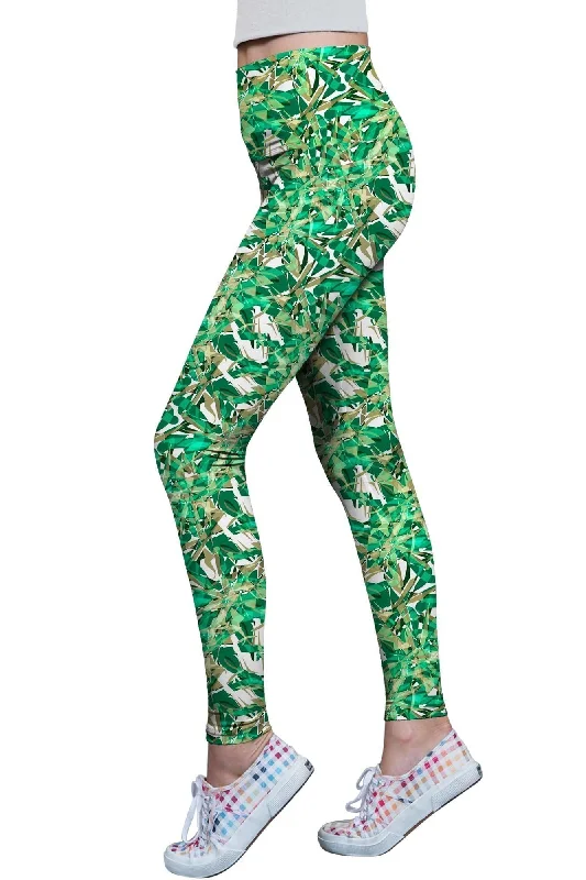 Nephrite Fantasy Lucy Printed Performance Leggings - Women Trendy Side-Pocket Leggings Nephrite Fantasy Lucy Printed Performance Leggings - Women Trendy Side-Pocket Leggings