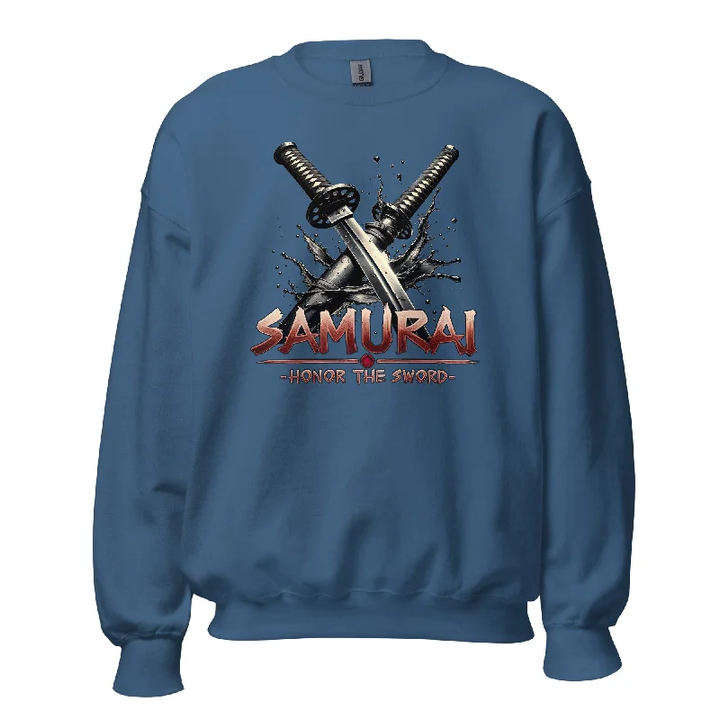 Splash Katana Swords Samurai Warrior Sweatshirt Long Sleeve Pullover Sweater Besom Neck Pullover Splash Katana Swords Samurai Warrior Sweatshirt Long Sleeve Pullover Sweater Besom Neck Pullover