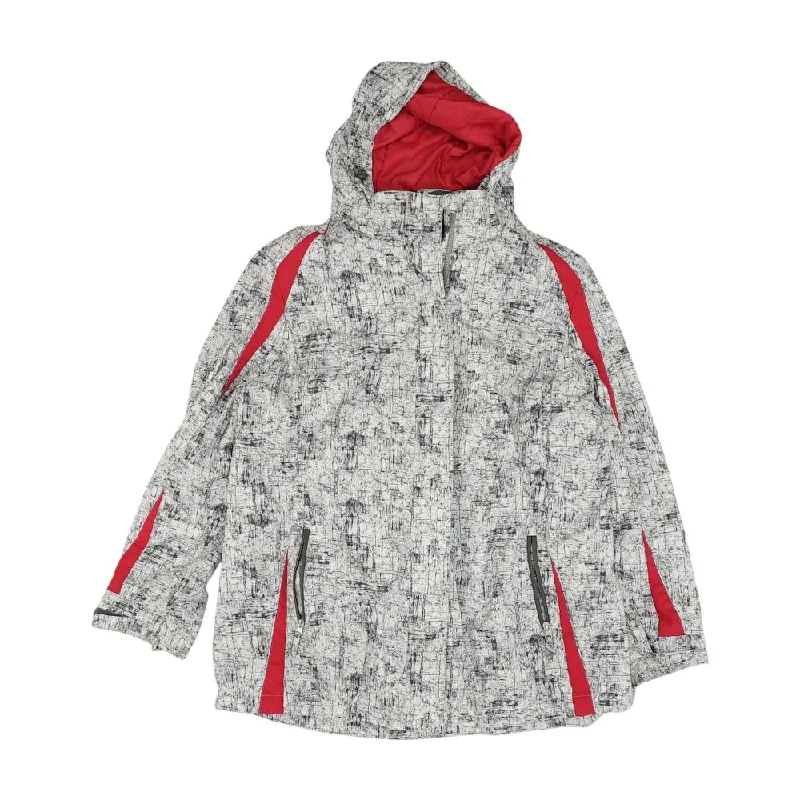 Gray Misc Coat Chenille Brocade Lace