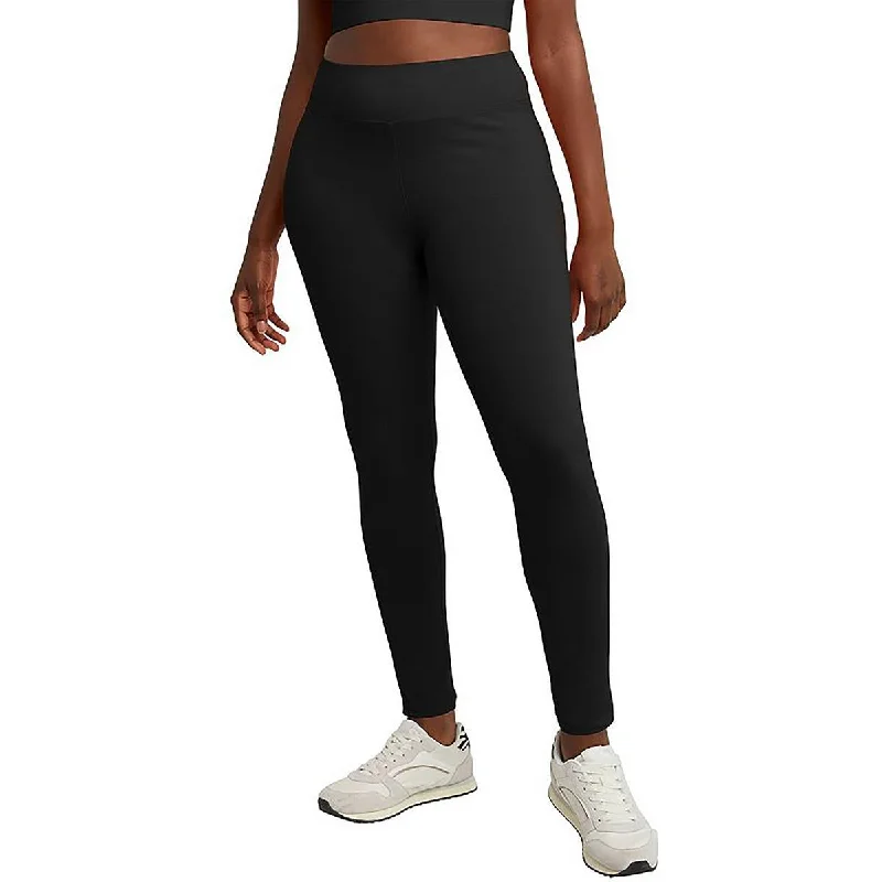 Hanes Womens Mid-Rise Ankle Leggings Stylish Camo Print Leggings