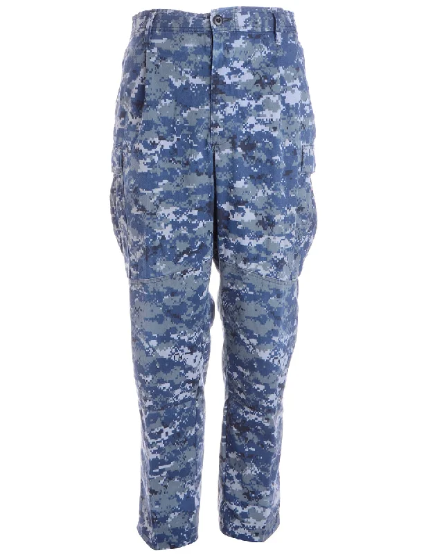 Label Jacob Tapered Army Trousers Trousers High Rise Slim Fit