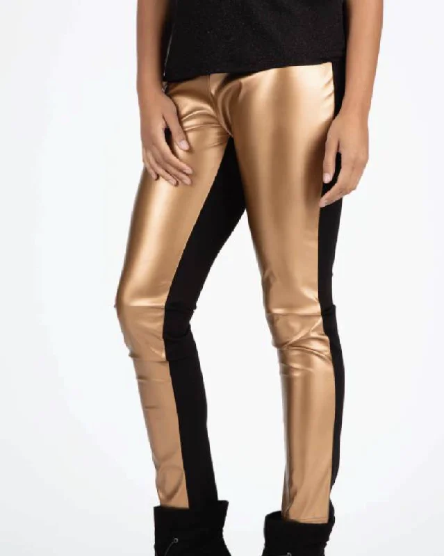 Soft & Sassy Legging Bronze Stylish Capri Leggings