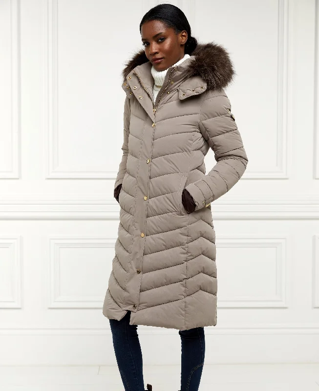 Chamonix Coat - Mink Kimono Robe Cloak