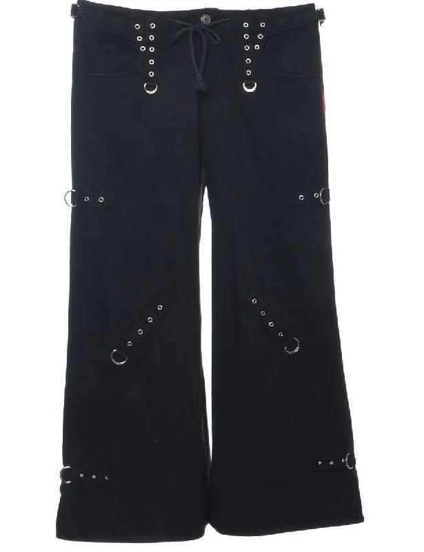 Flared Leg Trousers - W36 L32 Trousers Chinos Classic