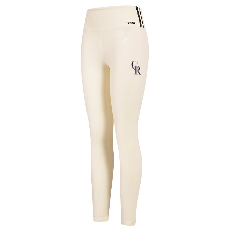 LEGGINGS MLB COLORADO ROCKIES RETRO CLASSICS PARA MUJER Elegant Shiny Black Leggings LEGGINGS MLB COLORADO ROCKIES RETRO CLASSICS PARA MUJER Elegant Shiny Black Leggings