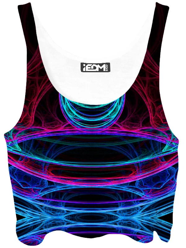 Energy Field Crop Top Terry Blend Velvet Blend Canvas Blend