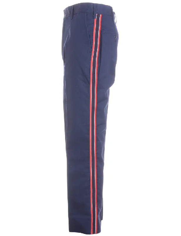 Label Side Stripe Cropped Trouser Trousers versatile all-occasion