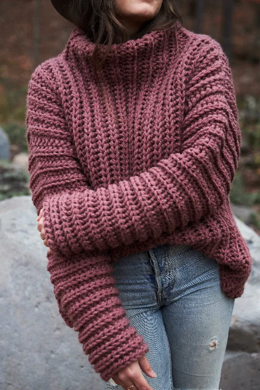 Crochet Kit - Shelter Pullover Puff Sleeve Stylish