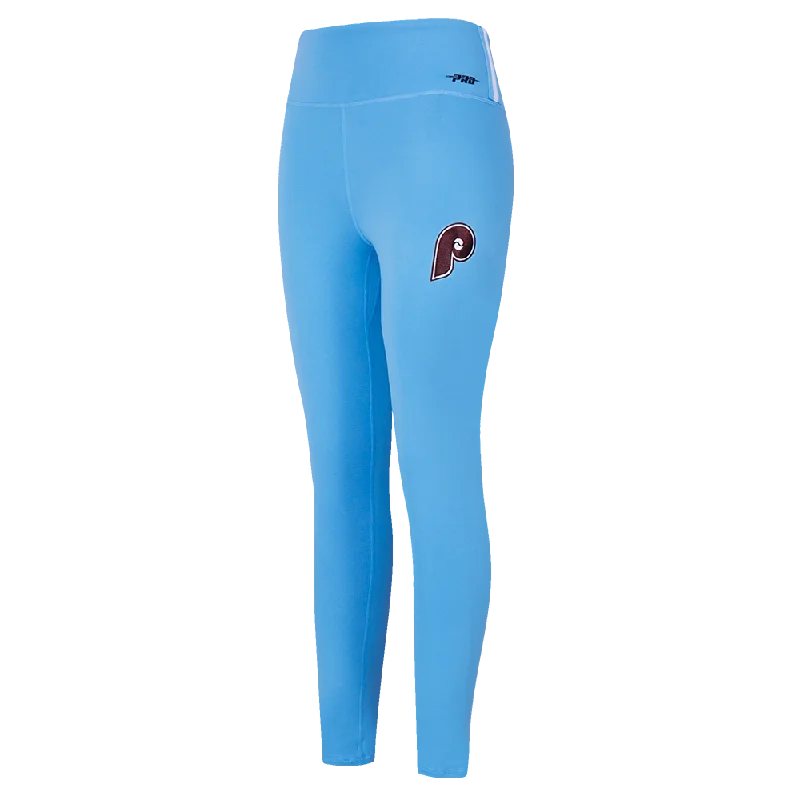 LEGGINGS MLB PHILADELPHIA PHILLIES RETRO CLASSICS PARA MUJER Trendy Side-Pocket Leggings