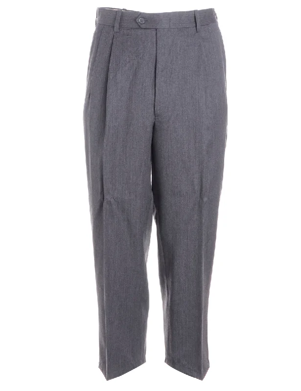 Label Lewis Cropped Smart Trousers Trousers Bridal Satin