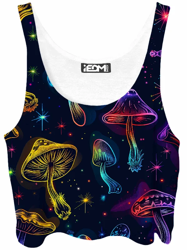 Magic Dreams Crop Top Elasticated Padded Insulated