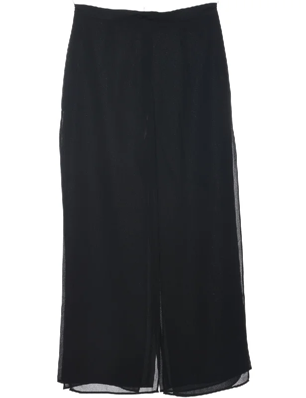 Flared Leg Trousers - W30 L29 Trousers Canvas Durable