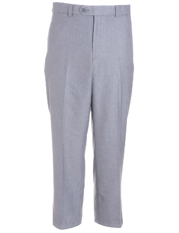 Label Lewis Cropped Smart Trousers Trousers Running Lightweight