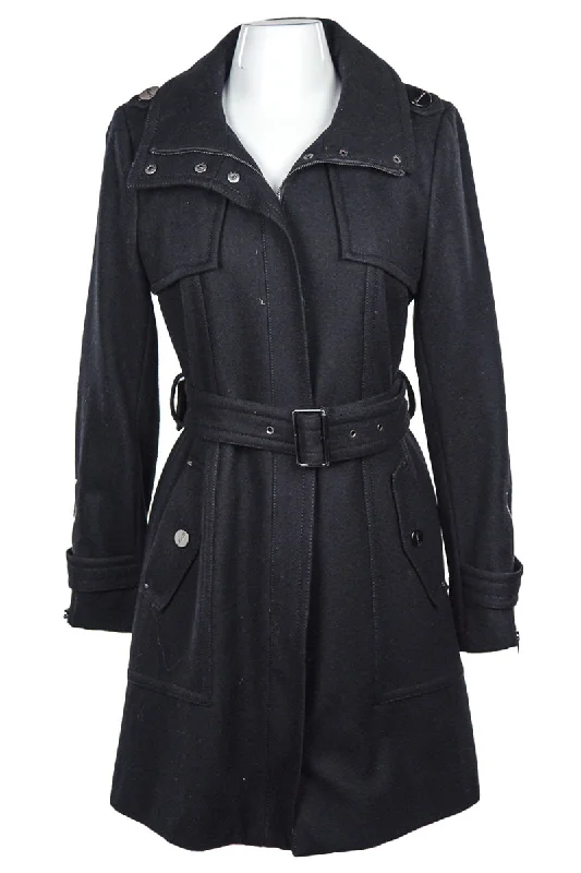 Kenneth Cole New York Coat Houndstooth Jacket Shearling Jacket Fleece Jacket