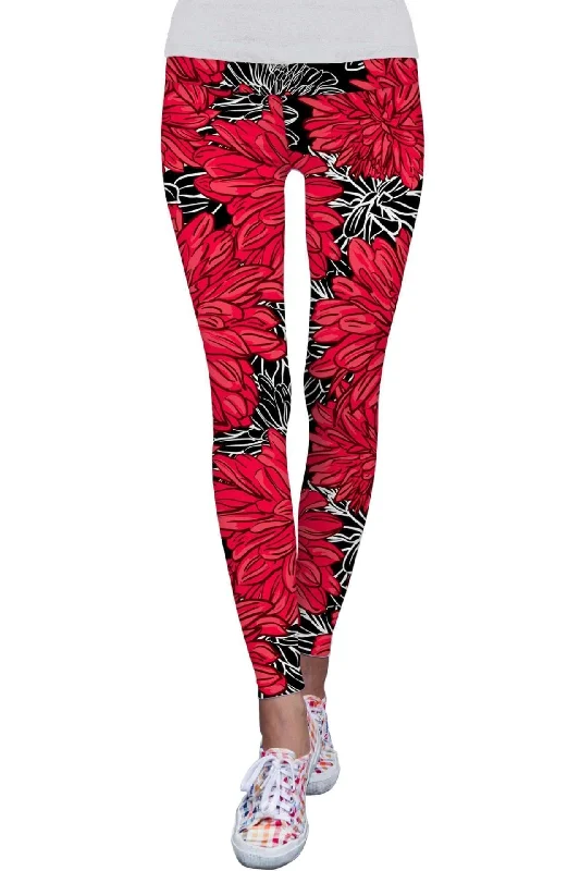 Hit The Mark Lucy Floral Print Performance Legging - Women Fashionable Printed Leggings
