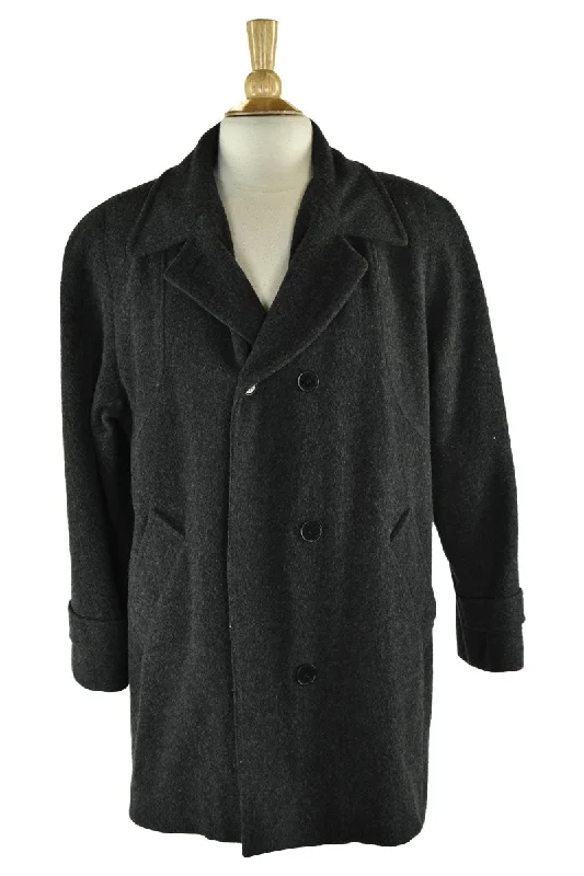 Albert Nipon Coat Collared Crew Neck Turtle Neck