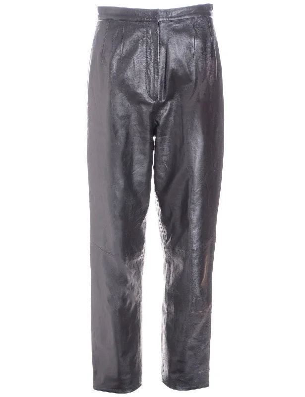 Label Bella Leather Cropped Trouser Trousers Recommended Stylist