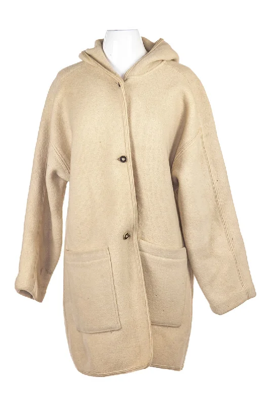 Vintage 1980s L.L. Bean Coat Chenille Brocade Lace
