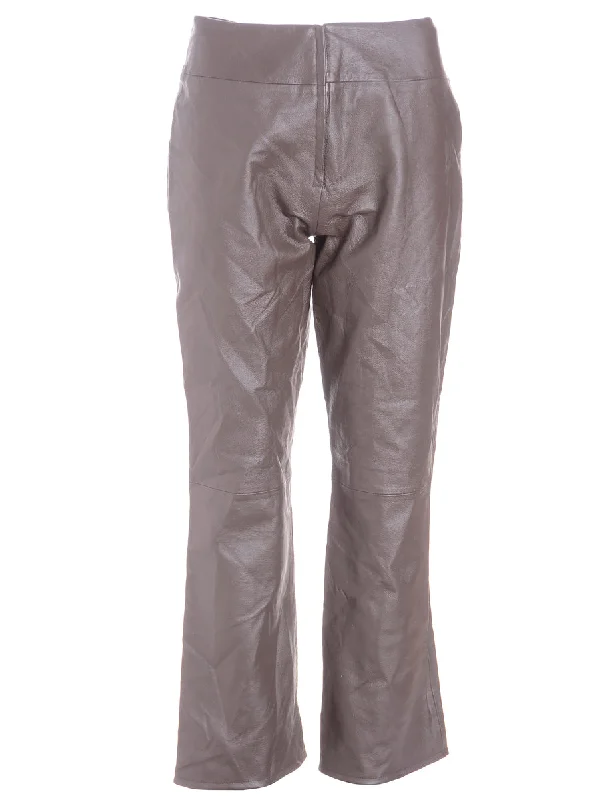 Label Bella Leather Cropped Trouser Trousers Spring Floral