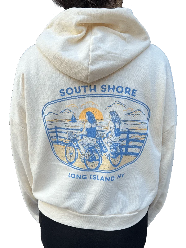 South Shore Long Island Cruiser Hip Height Hoodie Hoodie with Velcro Closure Adjustable Secure South Shore Long Island Cruiser Hip Height Hoodie Hoodie with Velcro Closure Adjustable Secure