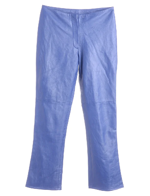 Label Bella Leather Cropped Trouser Trousers Polka Dot Cute