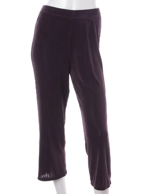 Label Lara Cropped Lycra Trouser Trousers Trousers Formal