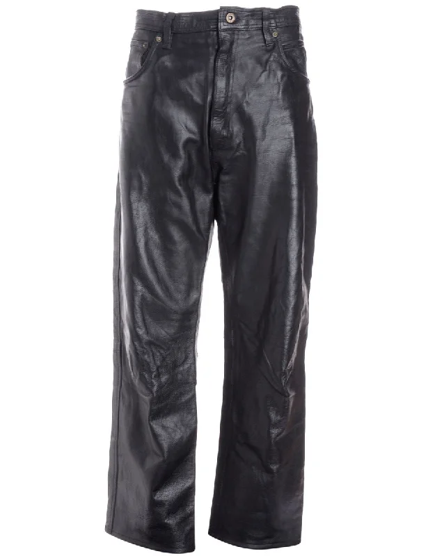 Label Bella Leather Cropped Trouser Trousers Wedding White