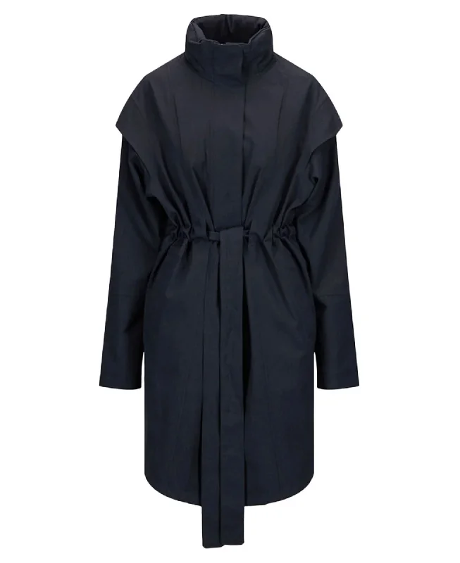 Monsun Coat - Dark Navy Quilted Jacket Anorak Windbreaker