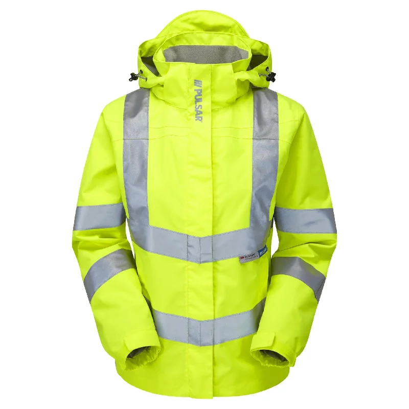 PULSAR P704 Ladies Waterproof Storm Coat Cape Coat Herringbone Coat Tweed Coat