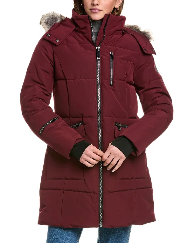 Nautica Heavyweight Mist Coat Quilted Jacket Anorak Windbreaker