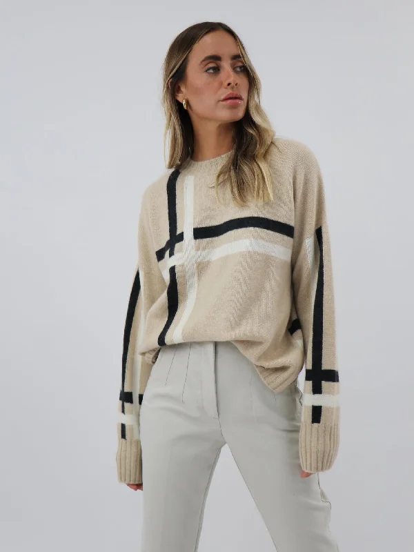 MADISON PULLOVER Deep Neck Pullover
