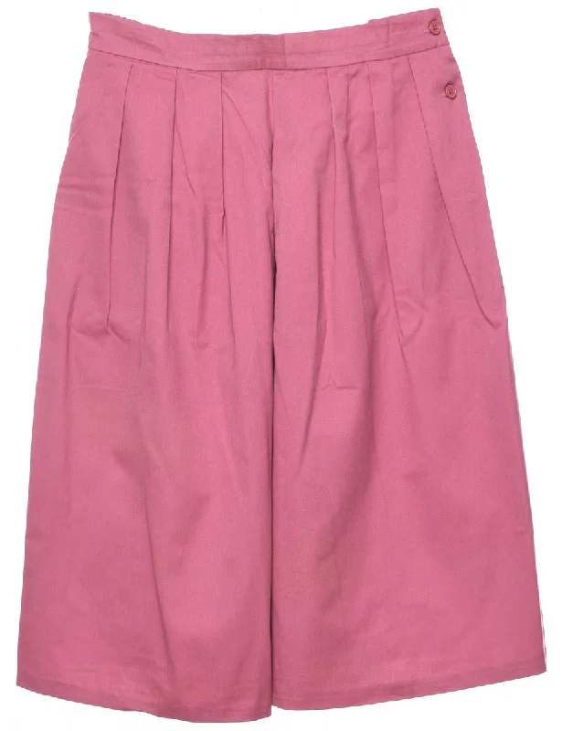 Flared Leg Trousers - W31 L16 Trousers Denim Distressed