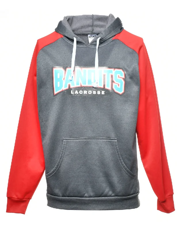 Colour Block Bandits Lacrosse Printed Hoodie - S Graphic Hoodie Design Print