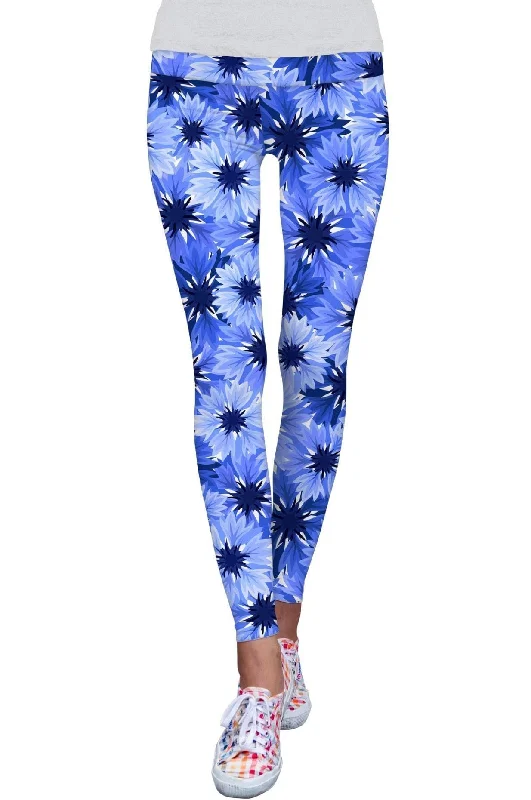 Little Wild Bloom Lucy Floral Performance Leggings - Women Cozy Bootcut Leggings