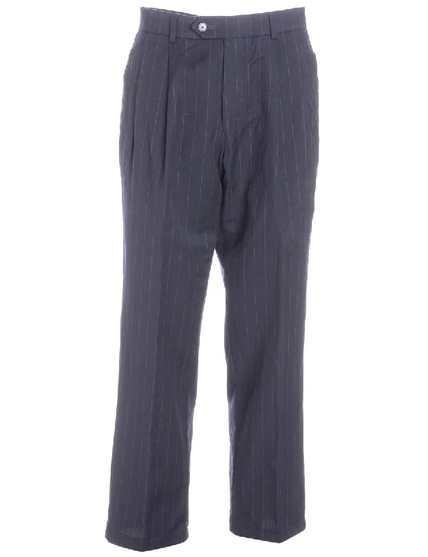Label Lewis Cropped Smart Trousers Trousers Business Professional