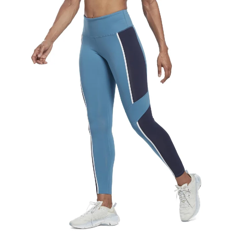 Reebok Womens Fitness Yoga Athletic Leggings Fashionable Quick-Dry Leggings