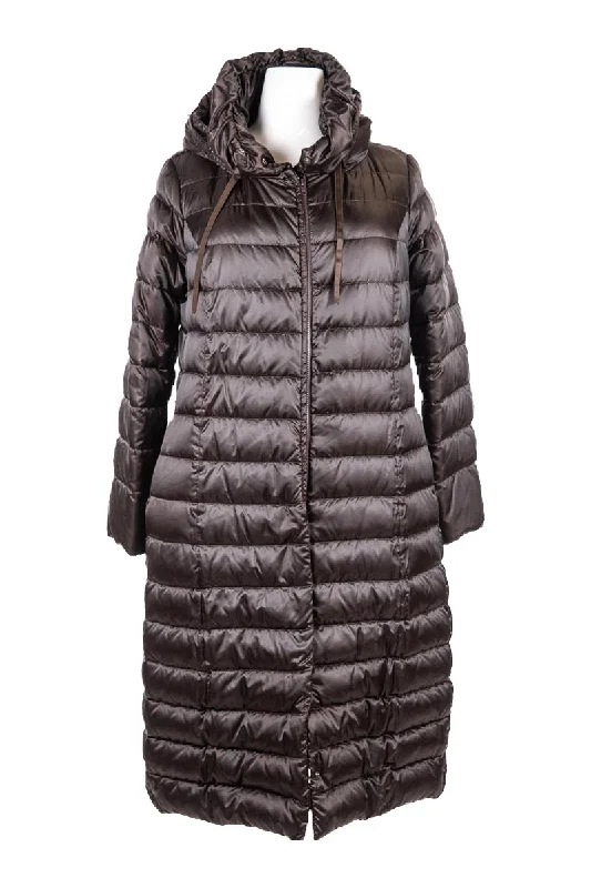 Voyage by Marina Rinaldi Coat Herringbone Houndstooth Plaid