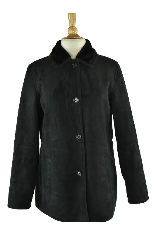 Chaps Coat Jersey Tulle Batik