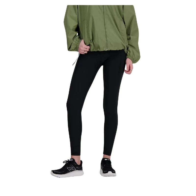 New Balance Legging Sleek Pocket High Rise - Femme Fashionable Solid Color Tights