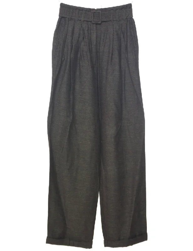 Dark Green Trousers - W25 L30 Trousers Brand Named