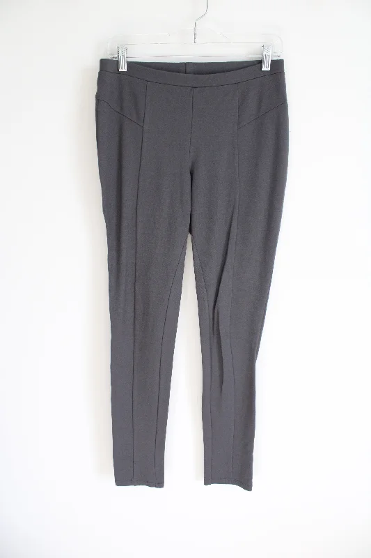 Chelsea & Theodore Gray Legging Pant | M Elegant Metallic Leggings