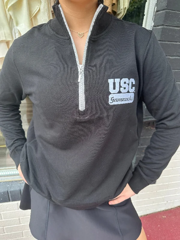 FC 1/4 Zip USC Gamecocks Pullover Plunging Neck Pullover