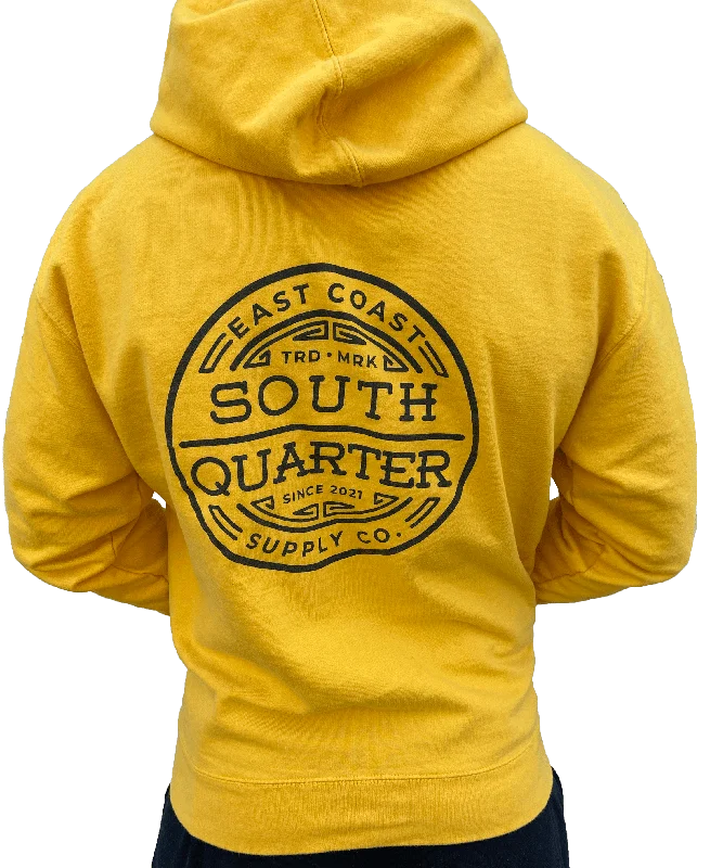South Quarter East Coast Hoodie Hoodie with Hem Elastic Stretchable Comfortable
