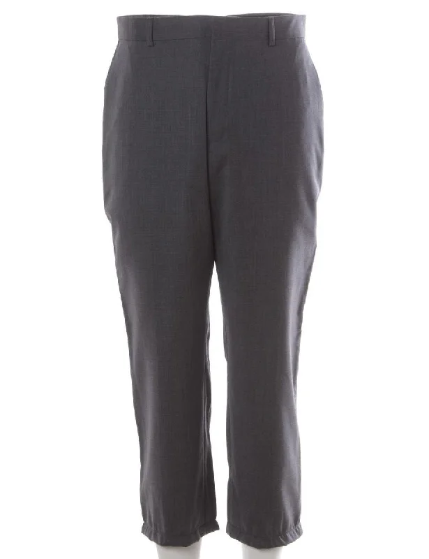 Label Cropped Lewis Smart Trousers Trousers Wedding White