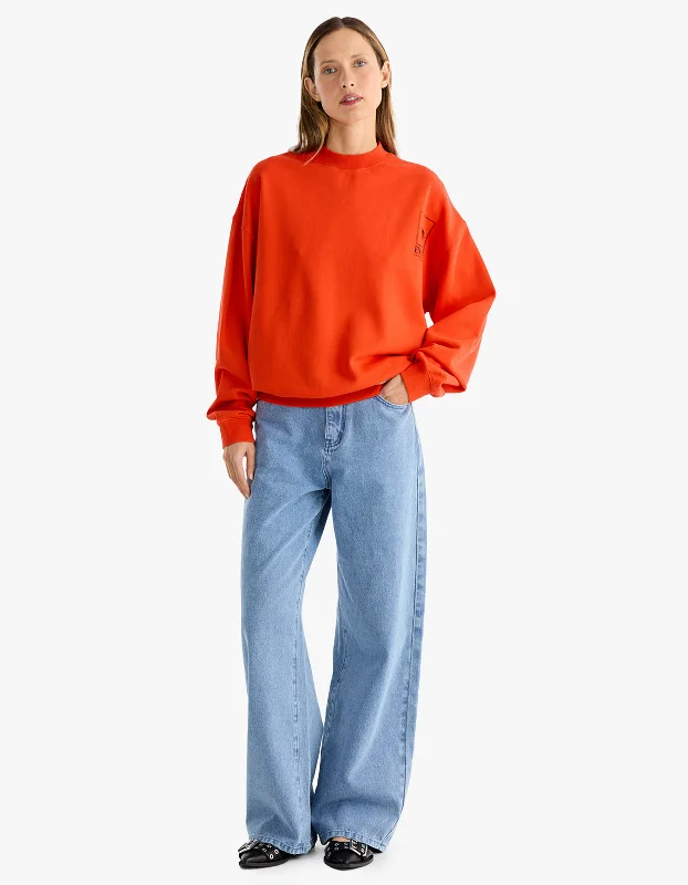 Studios Sweatshirt - Poppy Hooded Sweatshirt Casual Wear Street Style