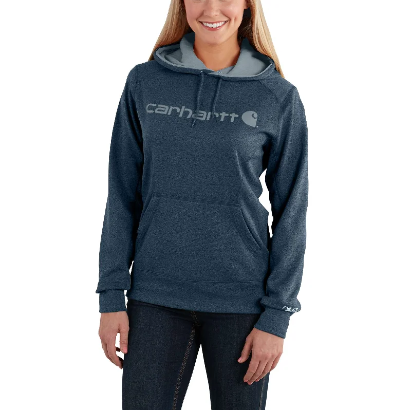 Carhartt Force® Extremes Signature Graphic Hoodie Hoodie with Distressed Vintage Worn Carhartt Force® Extremes Signature Graphic Hoodie Hoodie with Distressed Vintage Worn