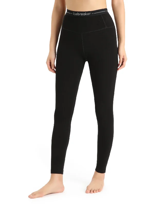 Icebreaker Legging 260 Tech Taille Haute - Femme Comfortable Ribbed Waistband Leggings