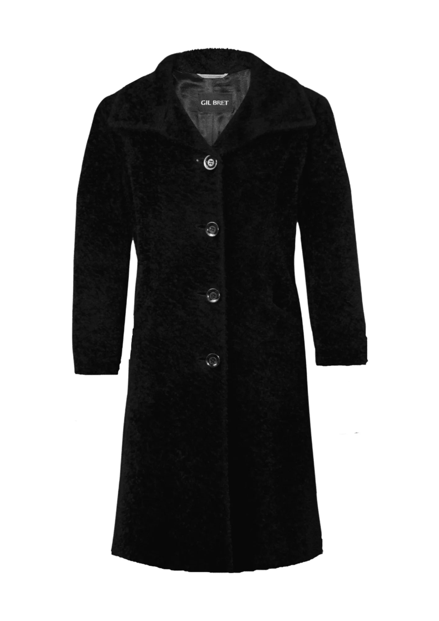 BLACK WOOL COAT Houndstooth Jacket Shearling Jacket Fleece Jacket